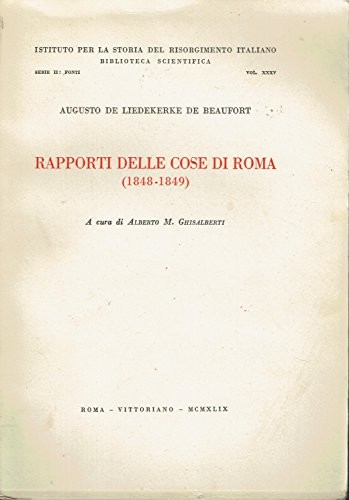 Rapporti delle cose roma - delle,