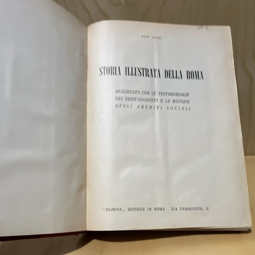 Storia illustrata della roma - storia,