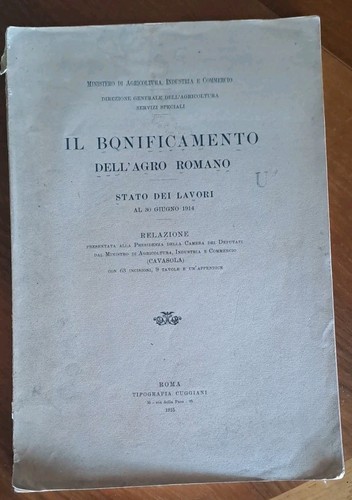 Bonificamento dell agro - bonificamento, dell'agro