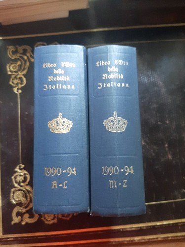 Libro oro della nobiltà - libro,